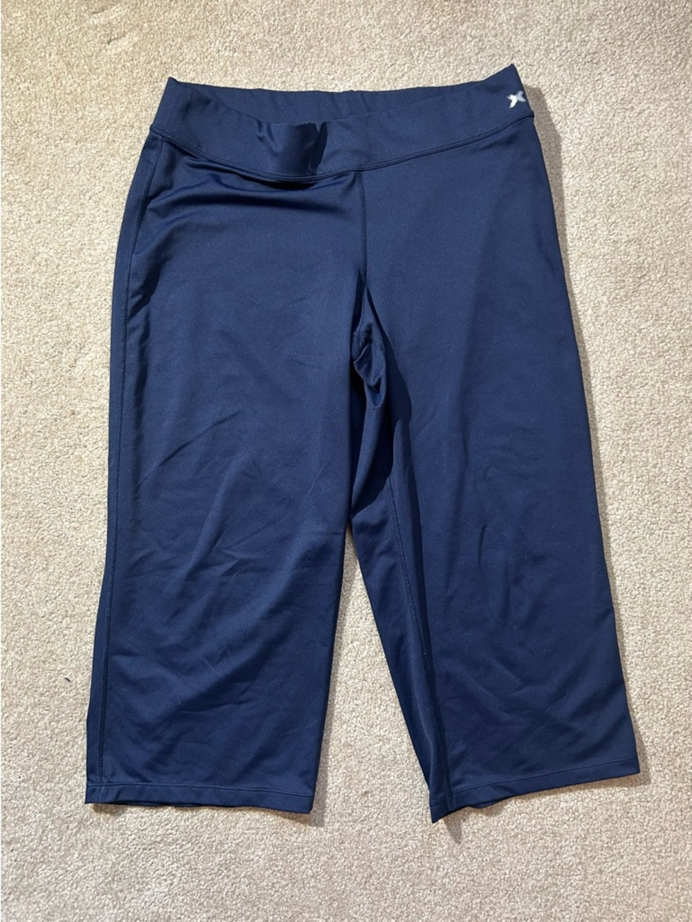 Xersion Performance Navy Capri Pants Womens L